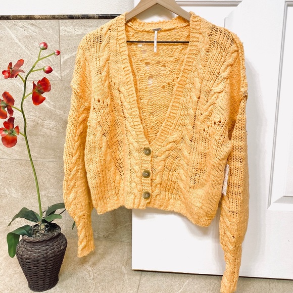 Free People Sweaters - NEW Free People Sandstone Cardigan